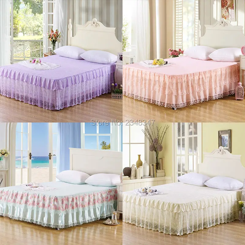 Princess Style Lace Multi-Layer Ruffled Tulle Bedding Bed Skirt Bedsheet Twin/Full/Queen/King Coverlet Flower Pink Purple Yellow
Princess Style Lace Multi-Layer Ruffled Tulle Bedding Bed Skirt Bedsheet Twin/Full/Queen/King Coverlet Flower Pink Purple Yellow
