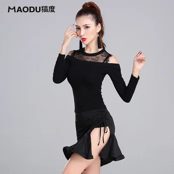 Sexy Latin Dance Dresses Ladies Long Sleeve Elastic Tassel Skirts Women Adult Latino Ballroom Dancing Lace Dress B-6959
Sexy Latin Dance Dresses Ladies Long Sleeve Elastic Tassel Skirts Women Adult Latino Ballroom Dancing Lace Dress B-6959