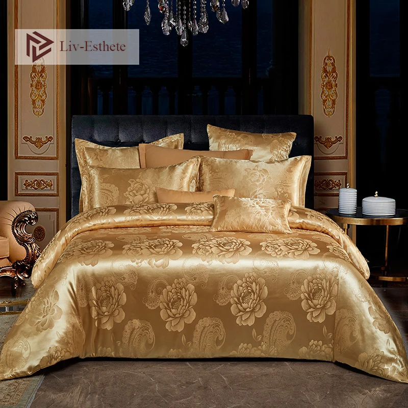 Liv-Esthete 2019 Luxury Euro Jacquard Palace Bedding Set Double Flat Sheet Decorative Bed Linen Set Home Textile For Wedding
Liv-Esthete 2019 Luxury Euro Jacquard Palace Bedding Set Double Flat Sheet Decorative Bed Linen Set Home Textile For Wedding