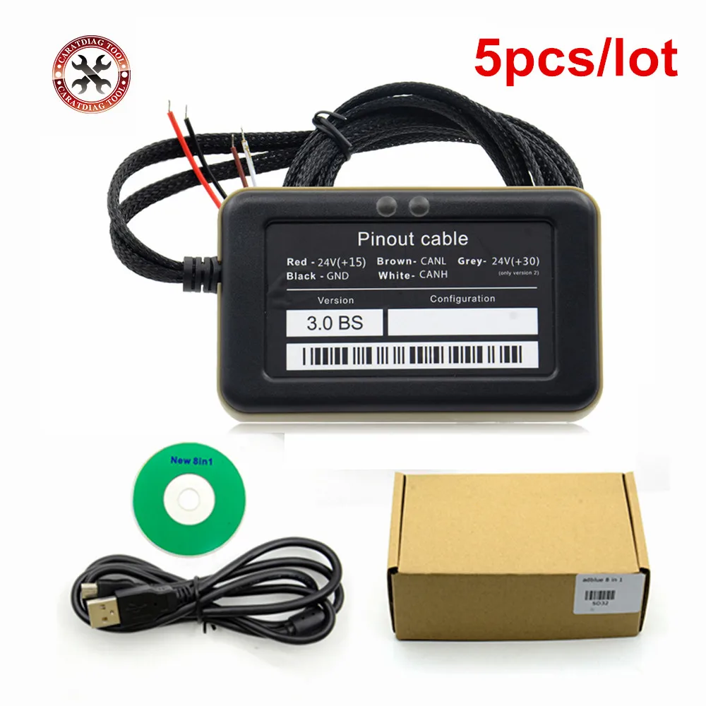 5pcs/lot Diagnostic Tool Adblue 8in1 Remove Tool Adblue Emulator 8 in 1 OBD2 Scanner for Truck Support Many Trucks
5pcs/lot Diagnostic Tool Adblue 8in1 Remove Tool Adblue Emulator 8 in 1 OBD2 Scanner for Truck Support Many Trucks
