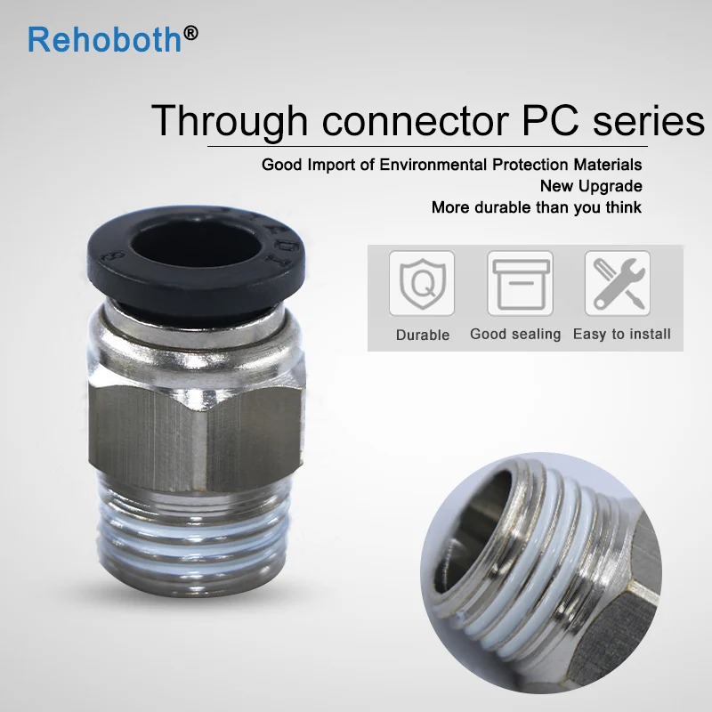 1 Pcs Black Pneumatic Connectors Female Straight One-touch Fittings Push in Quick Joint Connector PC6 PC8 PC10 PC12
1 Pcs Black Pneumatic Connectors Female Straight One-touch Fittings Push in Quick Joint Connector PC6 PC8 PC10 PC12