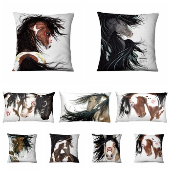 Horse Animal Printed Square Cushions Decorative Pillow Home Pillow Decoration Sofa Throw Pillows Animals Pillowcase Almofadas
Horse Animal Printed Square Cushions Decorative Pillow Home Pillow Decoration Sofa Throw Pillows Animals Pillowcase Almofadas