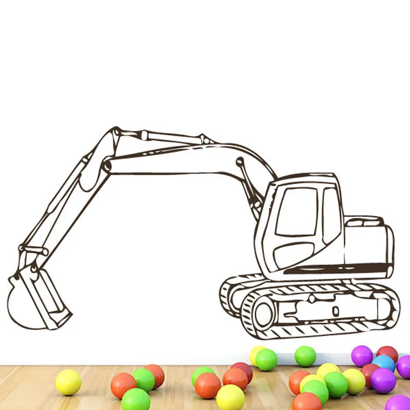 ZOOYOO Tractor Excavator Wall Sticker Art Design Home Decor Living Room Bedroom Decoration Kids Children Nursery Room Wall Decal
ZOOYOO Tractor Excavator Wall Sticker Art Design Home Decor Living Room Bedroom Decoration Kids Children Nursery Room Wall Decal