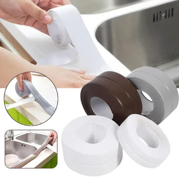 1 ROLL PVC Self-adhesive Tape Kitchen Bathroom Ceramic Wall Sealing Tape Waterproof Mold Proof Adhesive Tape 3.2mx2.2 cm
1 ROLL PVC Self-adhesive Tape Kitchen Bathroom Ceramic Wall Sealing Tape Waterproof Mold Proof Adhesive Tape 3.2mx2.2 cm