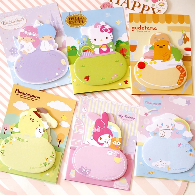 Cute Cartoon Hello Kitty N Times Memo Pad Self-Adhesive Planner Stickers Paper Bookmarks Sticky Notes School Office Supply
Cute Cartoon Hello Kitty N Times Memo Pad Self-Adhesive Planner Stickers Paper Bookmarks Sticky Notes School Office Supply