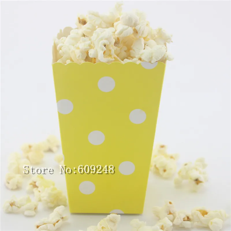 24pcs White Polka Dot Yellow Paper Popcorn Boxes,Party Favor Boxes,Goodie Candy Buffet Snack Treat Cups,Cartons,Decorations,Bulk
24pcs White Polka Dot Yellow Paper Popcorn Boxes,Party Favor Boxes,Goodie Candy Buffet Snack Treat Cups,Cartons,Decorations,Bulk