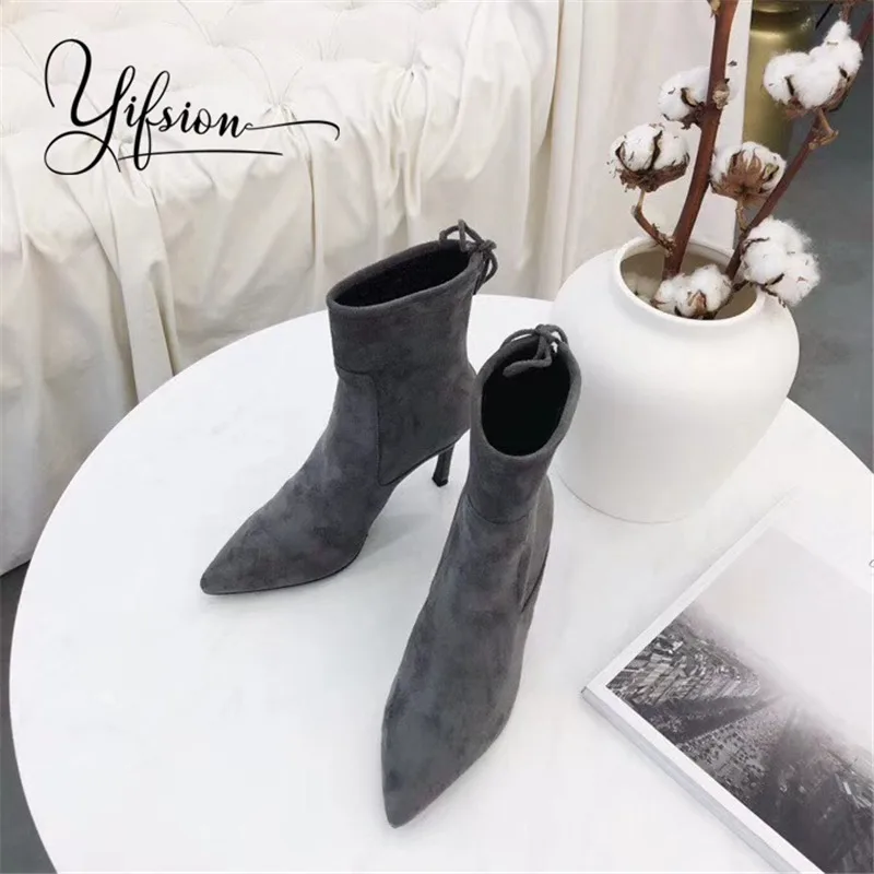 OLOME New Fashion Genuine Leather Women Boots Pointed Toe Bake Zip Thin High Heel Women Autumn Ankle Boots Shoes Woman
OLOME New Fashion Genuine Leather Women Boots Pointed Toe Bake Zip Thin High Heel Women Autumn Ankle Boots Shoes Woman