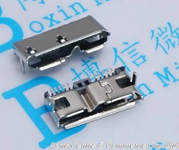 Фото 20 pcs Micro 10 pin 3.0 usb connector type B for repair mobile / Tablet PC MP3 MP4 MP5 Prongs | Компьютеры и офис