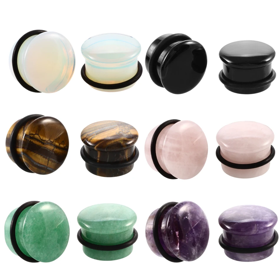 2pcs/lot Stone Ear Plugs Gauges Earrings Women Men Ear Flesh Tunnel Plug Piercing Expander Ear Stretcher Body Piercing Jewelry
2pcs/lot Stone Ear Plugs Gauges Earrings Women Men Ear Flesh Tunnel Plug Piercing Expander Ear Stretcher Body Piercing Jewelry