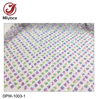 2019 Latest French Sequins Embroidered Tulle Lace Africa Mesh Lace Fabric Sewing for Party Wedding Dress 5yards DPW-1003
2019 Latest French Sequins Embroidered Tulle Lace Africa Mesh Lace Fabric Sewing for Party Wedding Dress 5yards DPW-1003