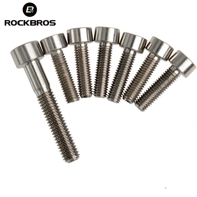 Rockbros Titanium Ti Bolts Stem Screw Allen Head Upgrade Kit M5 x 18mm Allen Bicycle Headset Stem Hexagon Bolts 6pcs& M6 x 35mm
Rockbros Titanium Ti Bolts Stem Screw Allen Head Upgrade Kit M5 x 18mm Allen Bicycle Headset Stem Hexagon Bolts 6pcs& M6 x 35mm