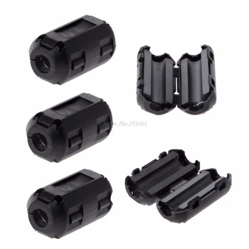 5 Pcs 5mm Clip-On Ferrite Ring Core Noise Suppressor For EMI RFI Clip Cable Active Components Filters Dropship
5 Pcs 5mm Clip-On Ferrite Ring Core Noise Suppressor For EMI RFI Clip Cable Active Components Filters Dropship