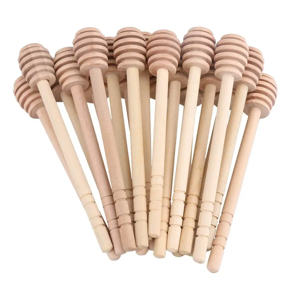 10Pcs 145x20mm 145x24mm Wooden Honey Dipper Wood Stirring Rod Stick Spoon Dip Drizzler for Collecting Honey Syrup Molasses
10Pcs 145x20mm 145x24mm Wooden Honey Dipper Wood Stirring Rod Stick Spoon Dip Drizzler for Collecting Honey Syrup Molasses