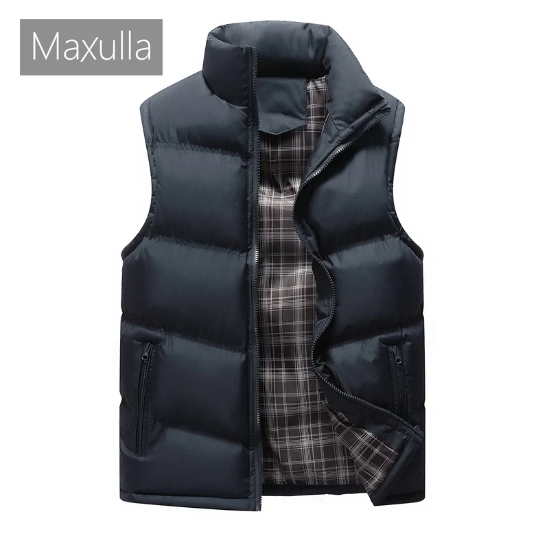 Maxulla Mens Vest Sleeveless Jacket Winter Fashion Man Cotton-Padded Slim Vest Coats Men Thicken Waistcoat Jackets Clothing 4XL
Maxulla Mens Vest Sleeveless Jacket Winter Fashion Man Cotton-Padded Slim Vest Coats Men Thicken Waistcoat Jackets Clothing 4XL