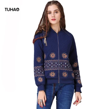 TUHAO Autumn Winter Bomber Jackets Women Tops Rib Sleeve Geometric Embroidery Vintage Coats Cotton Casual Outerwear TB9232
TUHAO Autumn Winter Bomber Jackets Women Tops Rib Sleeve Geometric Embroidery Vintage Coats Cotton Casual Outerwear TB9232