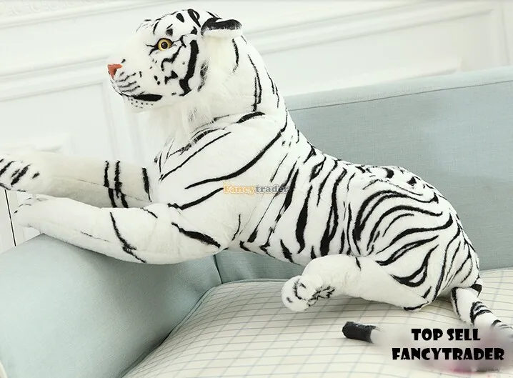 Fancytrader 51'' 130cm Giant Stuffed Emulational Tiger, 2 Colors Available, Free Shipping FT90241 (6)