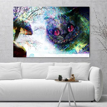 Alice in Wonderland Movie Cheshire Cat Poster Fabric Silk Poster For Home Decoration Print
Alice in Wonderland Movie Cheshire Cat Poster Fabric Silk Poster For Home Decoration Print
