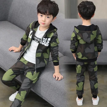 Boys autumn suit big boy 2020 new children spring and autumn camouflage Jacket + pants 2pcs suit high quality
Boys autumn suit big boy 2020 new children spring and autumn camouflage Jacket + pants 2pcs suit high quality