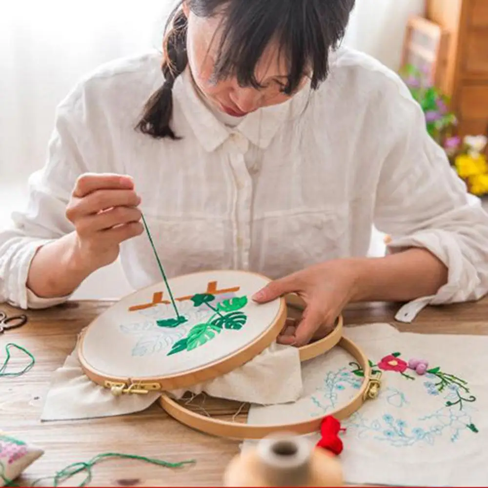 DIY Embroidery Plant Monstera Cactus Handcraft Needlework Cross Stitch Kit Cotton Embroidery Painting Embroidery Hoop Home Decor
DIY Embroidery Plant Monstera Cactus Handcraft Needlework Cross Stitch Kit Cotton Embroidery Painting Embroidery Hoop Home Decor