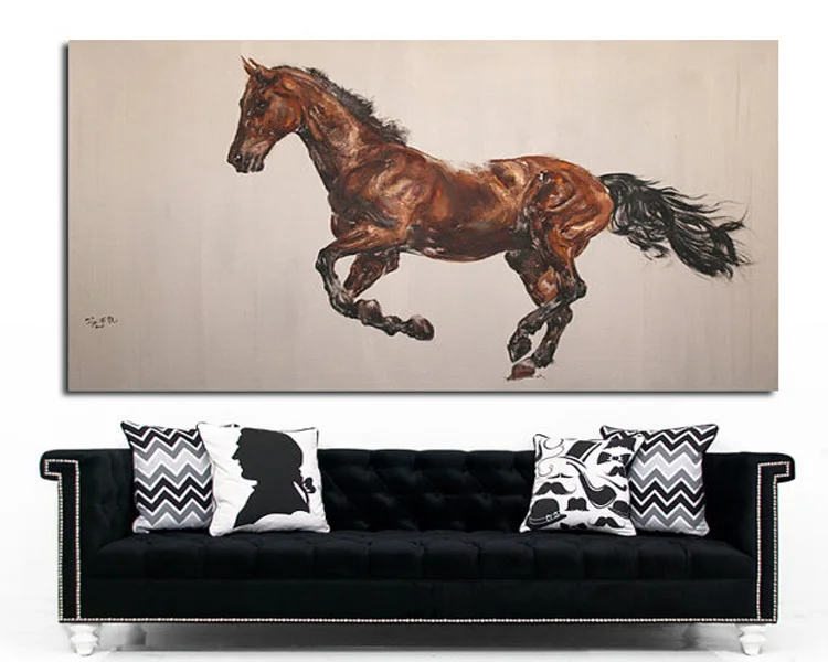 Top Quality Horse Oil Painting On Canvas China Expert Artist Hand-painted High Quality Wall Horse Oil Paints For Living Room
Top Quality Horse Oil Painting On Canvas China Expert Artist Hand-painted High Quality Wall Horse Oil Paints For Living Room