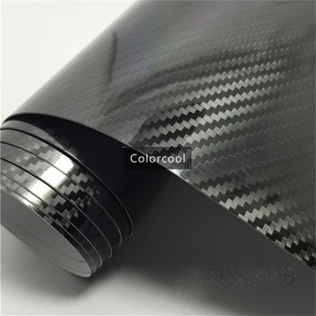 High Glossy Black 5D Carbon Fiber Vinyl Wrap Film 1.52*20m Glossy Textured Carbon Fiber Shiny Foil Air Free Bubble
High Glossy Black 5D Carbon Fiber Vinyl Wrap Film 1.52*20m Glossy Textured Carbon Fiber Shiny Foil Air Free Bubble