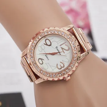 Women's Men's Crystal Rhinestone Alloy Stainless Steel Analog Quartz Wrist Watch Wrist Hour Big Dial Watches Drop. 3.22 
Women's Men's Crystal Rhinestone Alloy Stainless Steel Analog Quartz Wrist Watch Wrist Hour Big Dial Watches Drop. 3.22