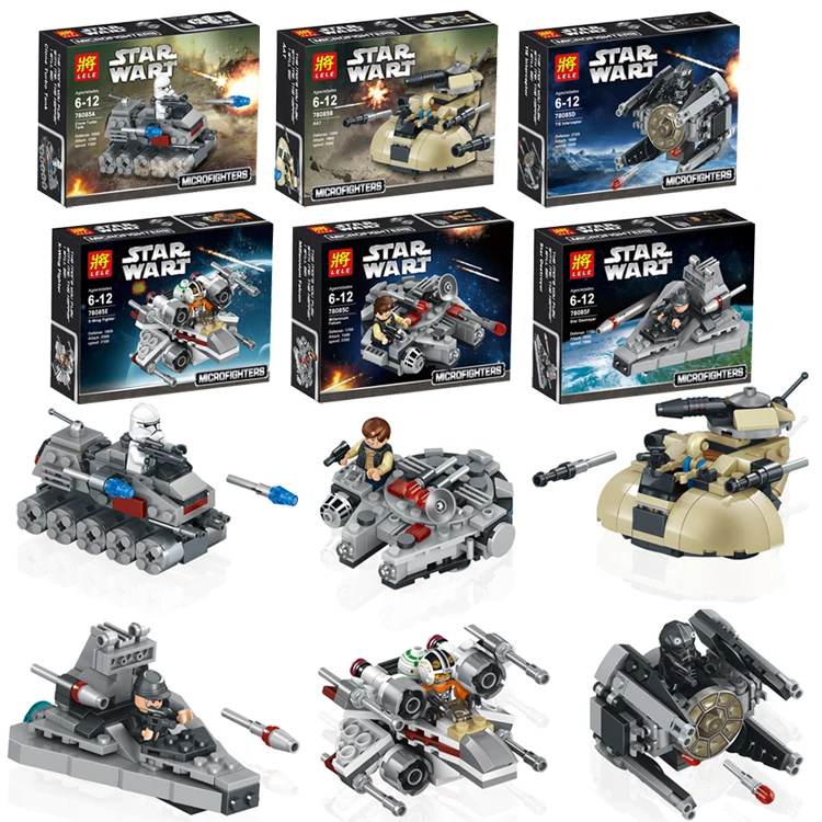 6pcs/set 78085 Star Wars warships spaceship clone wars star wars troopers ships Building Blocks Compatible toys Kids Toy
6pcs/set 78085 Star Wars warships spaceship clone wars star wars troopers ships Building Blocks Compatible toys Kids Toy