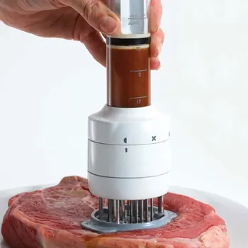 Geebake Kitchen Injection Type Steak Needles Meat Tenderizer Needle With Stainless Steel Pine needle Kitchen Tools
Geebake Kitchen Injection Type Steak Needles Meat Tenderizer Needle With Stainless Steel Pine needle Kitchen Tools
