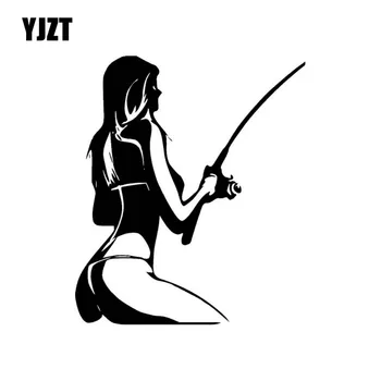 YJZT 15cm*17.6cm HOT BABE FISHING Personality Vinyl High-quality Decor Decals Car Sticker Black Silver C11-0197
YJZT 15cm*17.6cm HOT BABE FISHING Personality Vinyl High-quality Decor Decals Car Sticker Black Silver C11-0197