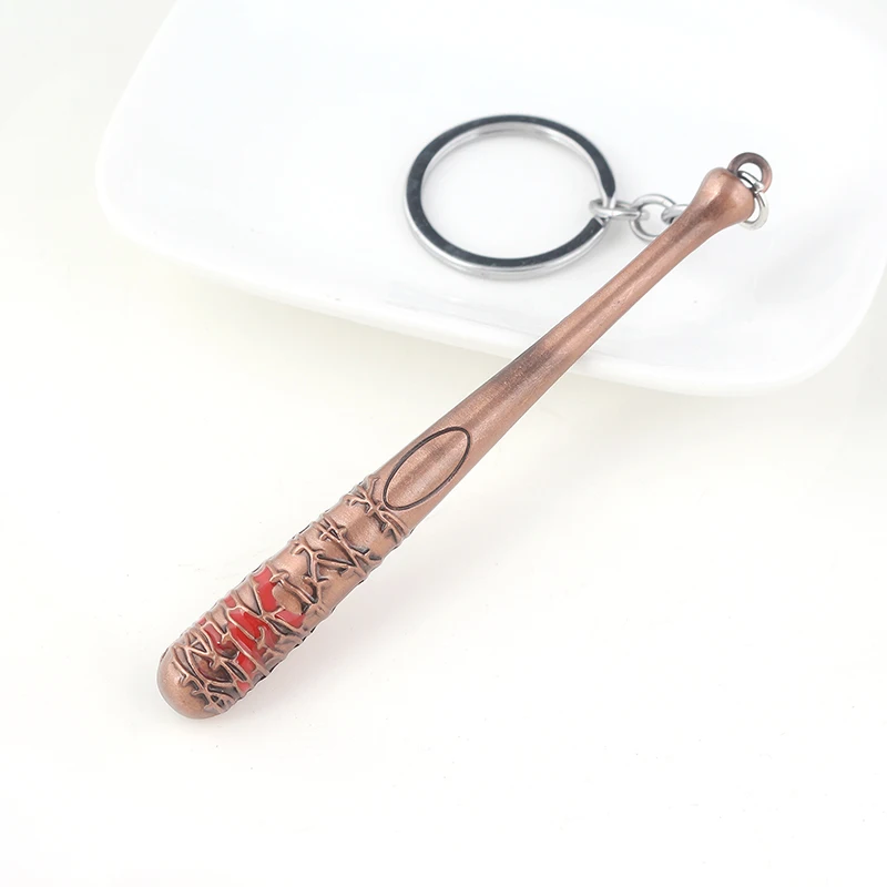 The Walking Dead Stick Keychain Negan's Bat LUCILLE Baseball Bat shape Key Chain For Men Car Keyring Jewelry
The Walking Dead Stick Keychain Negan's Bat LUCILLE Baseball Bat shape Key Chain For Men Car Keyring Jewelry