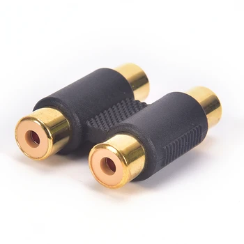 Double Dual 2 Head RCA Female To Female Audio Connector Adaptor Phono Coupler Video Connector Plug Socket RCA Phono Twin Coupler
Double Dual 2 Head RCA Female To Female Audio Connector Adaptor Phono Coupler Video Connector Plug Socket RCA Phono Twin Coupler
