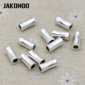 JAKONGO Antique Silver Plated Bucket Spacer Beads for Jewelry Making Bracelet DIY Handmade Accessories Craft 20pcs 10x5mm
JAKONGO Antique Silver Plated Bucket Spacer Beads for Jewelry Making Bracelet DIY Handmade Accessories Craft 20pcs 10x5mm