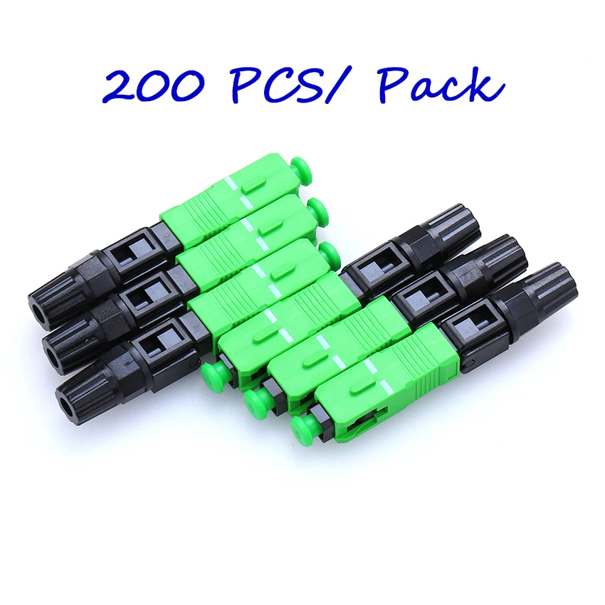 BIG SALE 200PCS/Pack FTTH SC APC Single-Mode Fiber Optic SC APC Quick Fast Field Assembly Connector For Drop Cable
BIG SALE 200PCS/Pack FTTH SC APC Single-Mode Fiber Optic SC APC Quick Fast Field Assembly Connector For Drop Cable