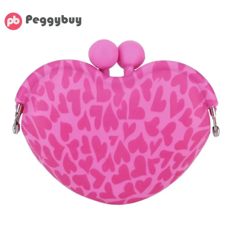 Sweet Women Girls Coin Purses Mini Heart Silicone Clip Key Coin Holder Purse Portable Wallets Cartoon Money Bags for Kids Gifts
Sweet Women Girls Coin Purses Mini Heart Silicone Clip Key Coin Holder Purse Portable Wallets Cartoon Money Bags for Kids Gifts