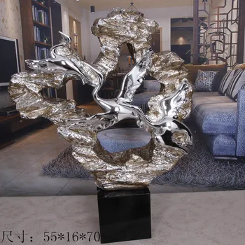 New coming silver plating resin abstract sculpture Desktop Decoration Hotel Villa Club model
New coming silver plating resin abstract sculpture Desktop Decoration Hotel Villa Club model