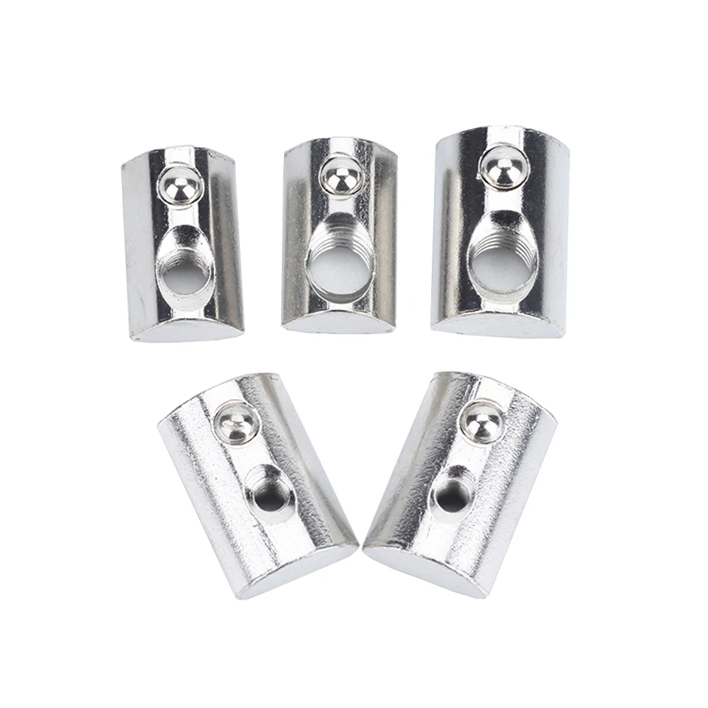 50PCS/lot Nickel plating 40 series Roll-in T Spring Nuts M4 M5 M6 M8 For 4040 Aluminum Profiles
50PCS/lot Nickel plating 40 series Roll-in T Spring Nuts M4 M5 M6 M8 For 4040 Aluminum Profiles