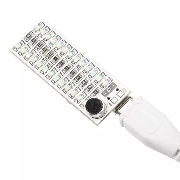 USB Mini Spectrum Light Sound Control Sensitivity Adjustable Durable LED Board MAL999
USB Mini Spectrum Light Sound Control Sensitivity Adjustable Durable LED Board MAL999
