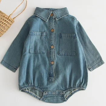 Toddler Baby Jumpsuit Korean Style Autumn Baby Boys Girls Romper Cowboy Conjoined Clothes Long Sleeves Girls Lovely Clothes
Toddler Baby Jumpsuit Korean Style Autumn Baby Boys Girls Romper Cowboy Conjoined Clothes Long Sleeves Girls Lovely Clothes