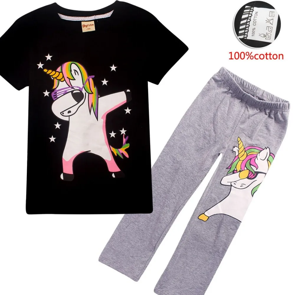 2019 summer Pure Cotton Big Girl Sets Trousers + T Shirt Unicorn Children Tracksuits for Girls Funny Casual Set 4 -12 Years
2019 summer Pure Cotton Big Girl Sets Trousers + T Shirt Unicorn Children Tracksuits for Girls Funny Casual Set 4 -12 Years
