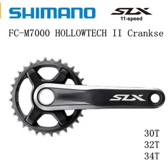 SHIMANO DEORE SLX FC M7000 HOLLOWTECH II Crankset M7000 1x11-Speed 30T 32T 34T 170MM 175MM 165MM
SHIMANO DEORE SLX FC M7000 HOLLOWTECH II Crankset M7000 1x11-Speed 30T 32T 34T 170MM 175MM 165MM