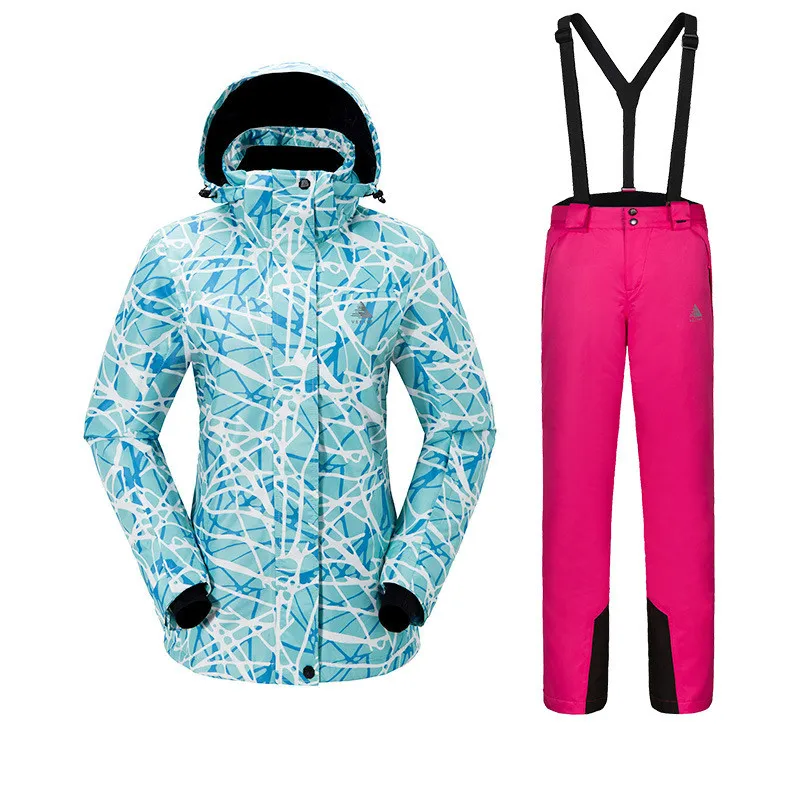 Outdoor Sports Women's Ski Suit Thickened Warm Breathable Waterproof Wear-resistant Quick Dry ski Jacket Ski Pants Size S-XXL
Outdoor Sports Women's Ski Suit Thickened Warm Breathable Waterproof Wear-resistant Quick Dry ski Jacket Ski Pants Size S-XXL