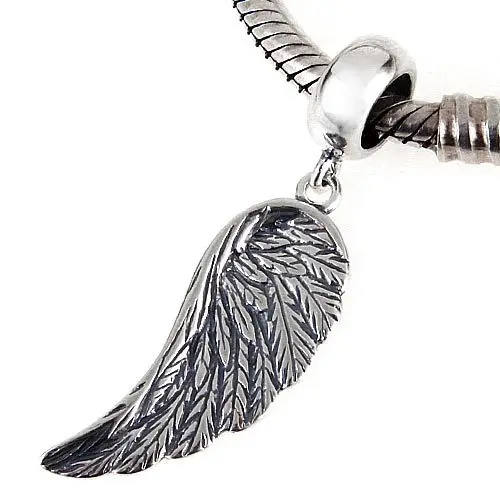 Original 925 sterling silver angel wing pendant charm DIY Fits for Pandora Bracelets SS2943 wholesale
Original 925 sterling silver angel wing pendant charm DIY Fits for Pandora Bracelets SS2943 wholesale