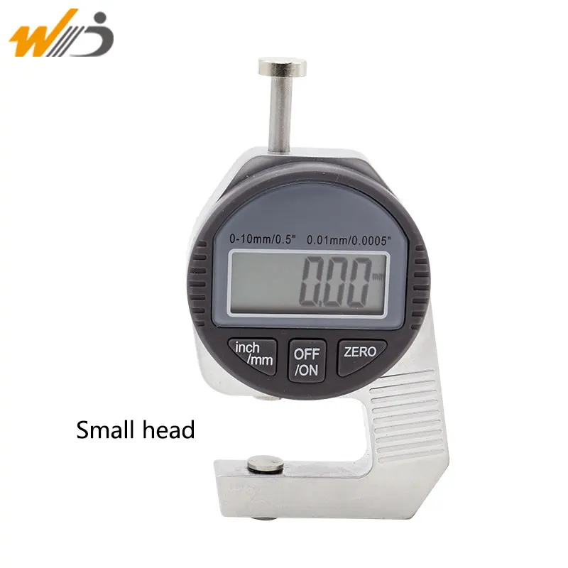 0-10mm/ 0.01 mm/inch Digital Thickness Gauge Large LCD Pocket Digital Dial Indicator Thickness Meter Sponge Steel Sheet Leather
0-10mm/ 0.01 mm/inch Digital Thickness Gauge Large LCD Pocket Digital Dial Indicator Thickness Meter Sponge Steel Sheet Leather