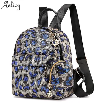 Aelicy women Backpack versatile College Wind Travel Ladies backpack+Clutch bag Sequin Leopard Print Casual girls School Bag 2020
Aelicy women Backpack versatile College Wind Travel Ladies backpack+Clutch bag Sequin Leopard Print Casual girls School Bag 2020