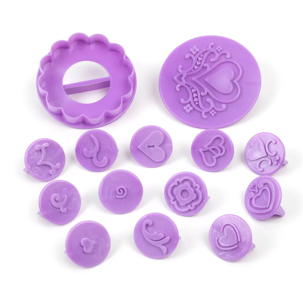 14PCS Heart Flower Fondant Cake Decorating Set Cake Cookie Cutter Mold Embosser Cutter Icing Cupcake Embossing Mould
14PCS Heart Flower Fondant Cake Decorating Set Cake Cookie Cutter Mold Embosser Cutter Icing Cupcake Embossing Mould
