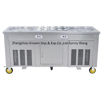 CE Certified Double round pans roll Fried/fry Ice Cream Maker/making roller/roll/rolled machine with 10 fruit tanks
CE Certified Double round pans roll Fried/fry Ice Cream Maker/making roller/roll/rolled machine with 10 fruit tanks