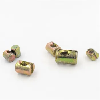 10pcs M8 Barrel Bolts Cross Dowel Slotted Furniture Nut fittings for Beds Crib Chairs Horizontal hole nut hammer embedded nut
10pcs M8 Barrel Bolts Cross Dowel Slotted Furniture Nut fittings for Beds Crib Chairs Horizontal hole nut hammer embedded nut