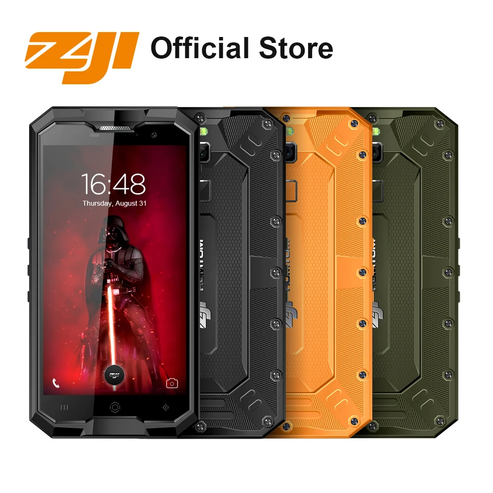 ZJI Z8 4 Гб 64 отпечатков пальцев IP68 Водонепроницаемый мобильного телефона 4250 мА/ч 4G