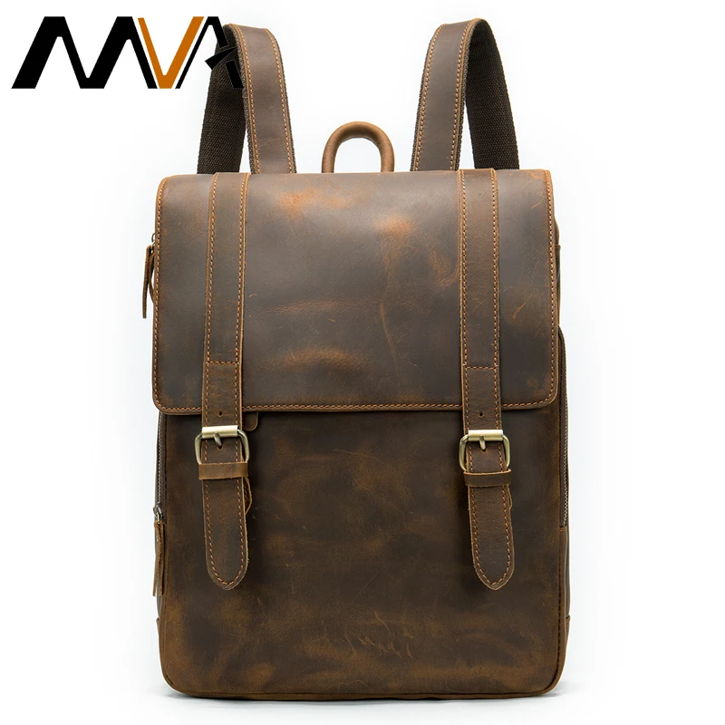 MVA Multifunctional Men's Backpack Anti Theft Crazy Horse Leather Bag for Men Travel Male Large Capacity Teenager Laptop Bag 058
MVA Multifunctional Men's Backpack Anti Theft Crazy Horse Leather Bag for Men Travel Male Large Capacity Teenager Laptop Bag 058