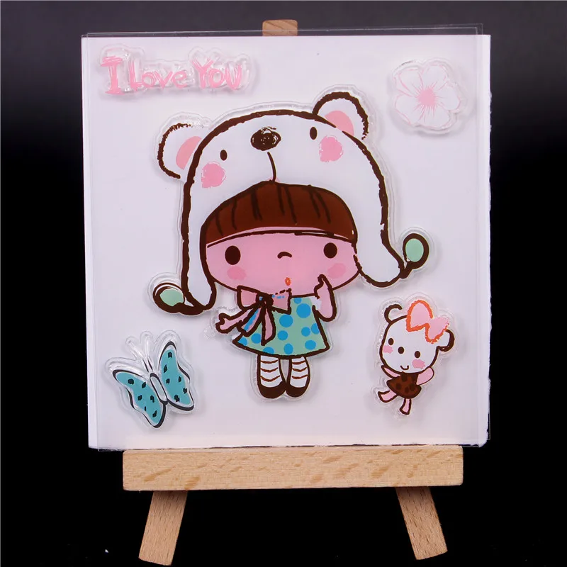 girl Transparent Clear Silicone Stamp/Seal for DIY scrapbooking/photo album Decorative clear stamps
girl Transparent Clear Silicone Stamp/Seal for DIY scrapbooking/photo album Decorative clear stamps